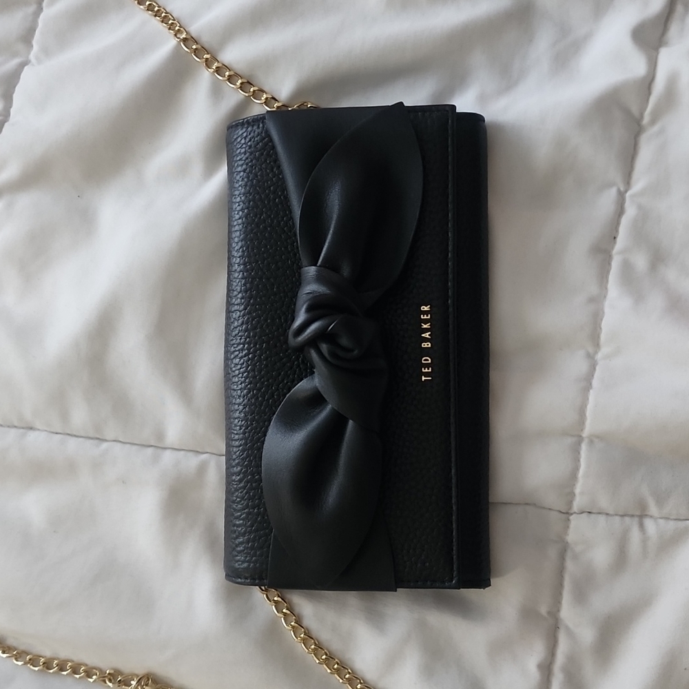 Black Ted Baker crossbody wallet